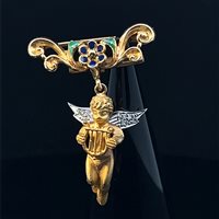 Anhänger Cianfrone Gioielli Dame in Gold Diamante 0.06 Ct PEOR-18-198 - PEOR-18-198